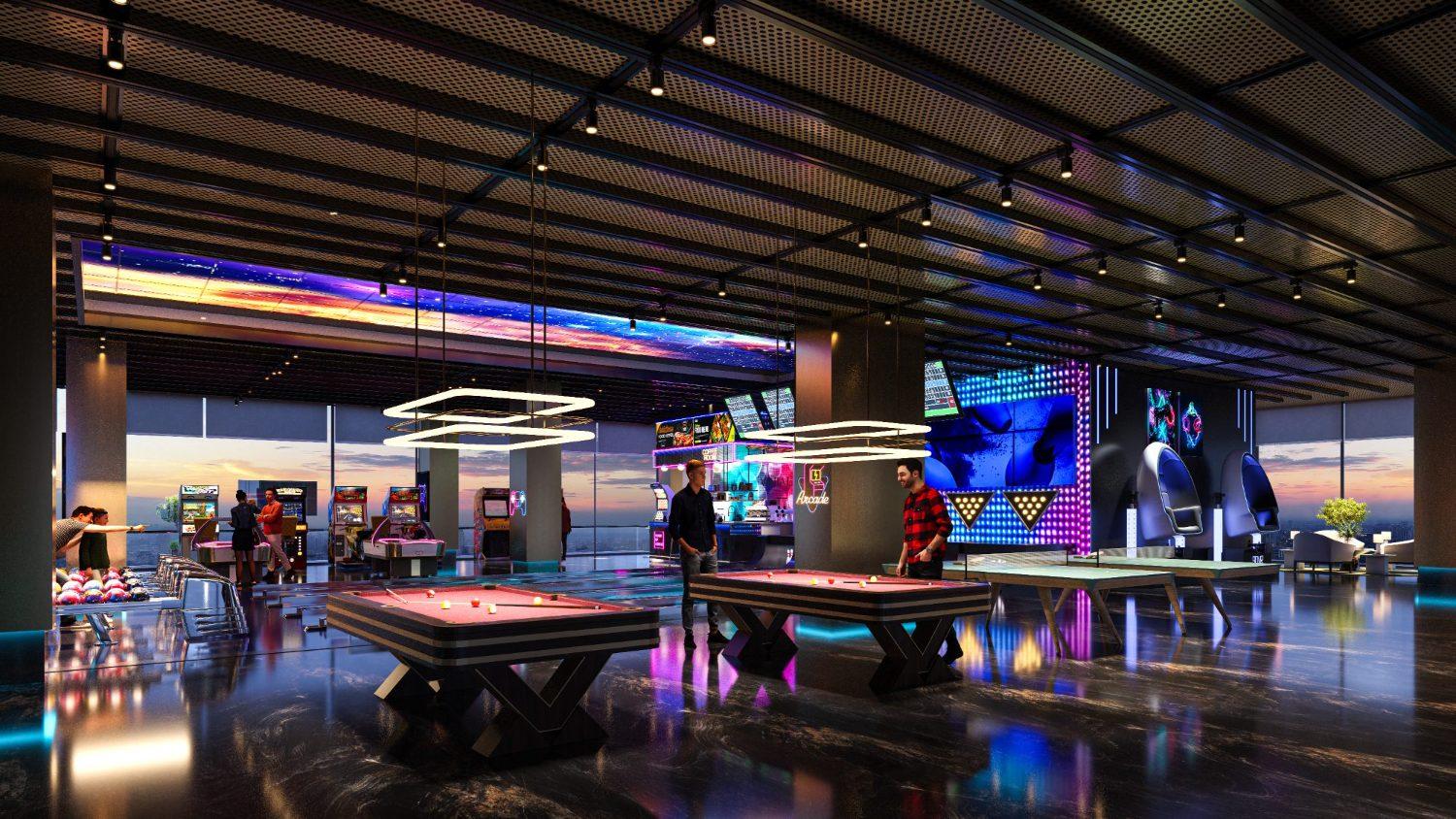 Gaming lounge