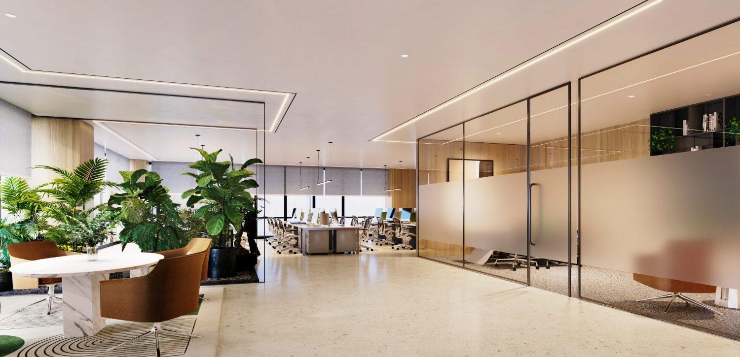 Workspace floor